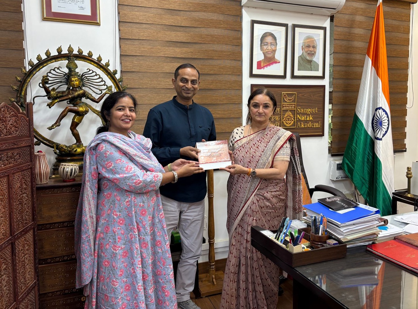 Kalantar co-founders met Dr. Sandhya Purecha, Chairperson SNA